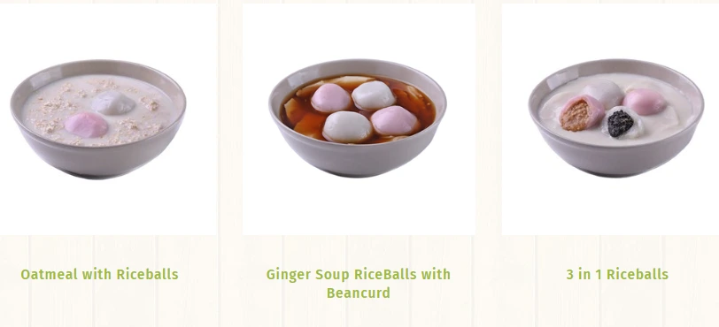 Mr Bean Menu- Rice Balls