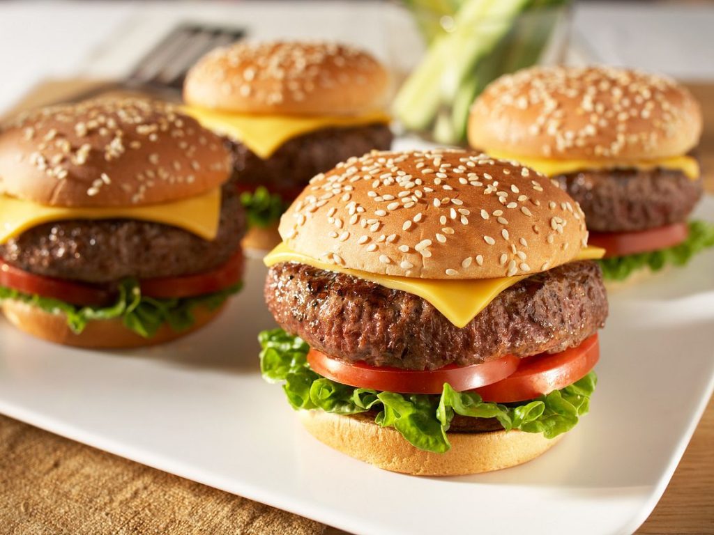 Burger King menu beef burger 