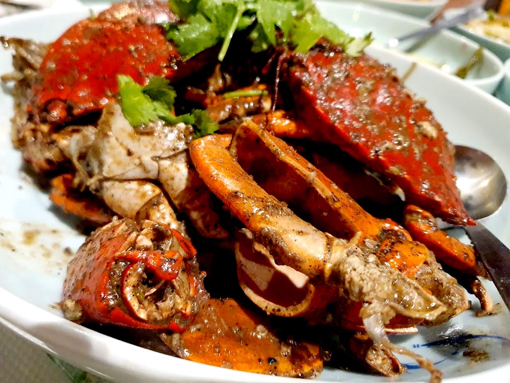 Jumbo Seafood menu- Live Crab Dishes 