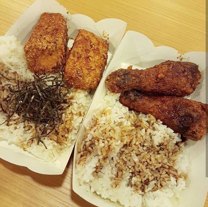 4Fingers menu- Rice Boxes 