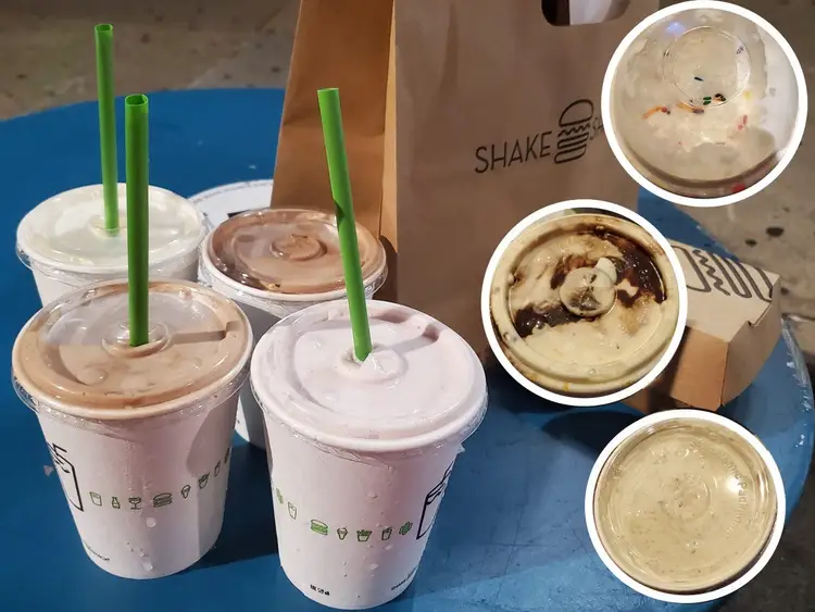 Shake Shack menu- Shakes